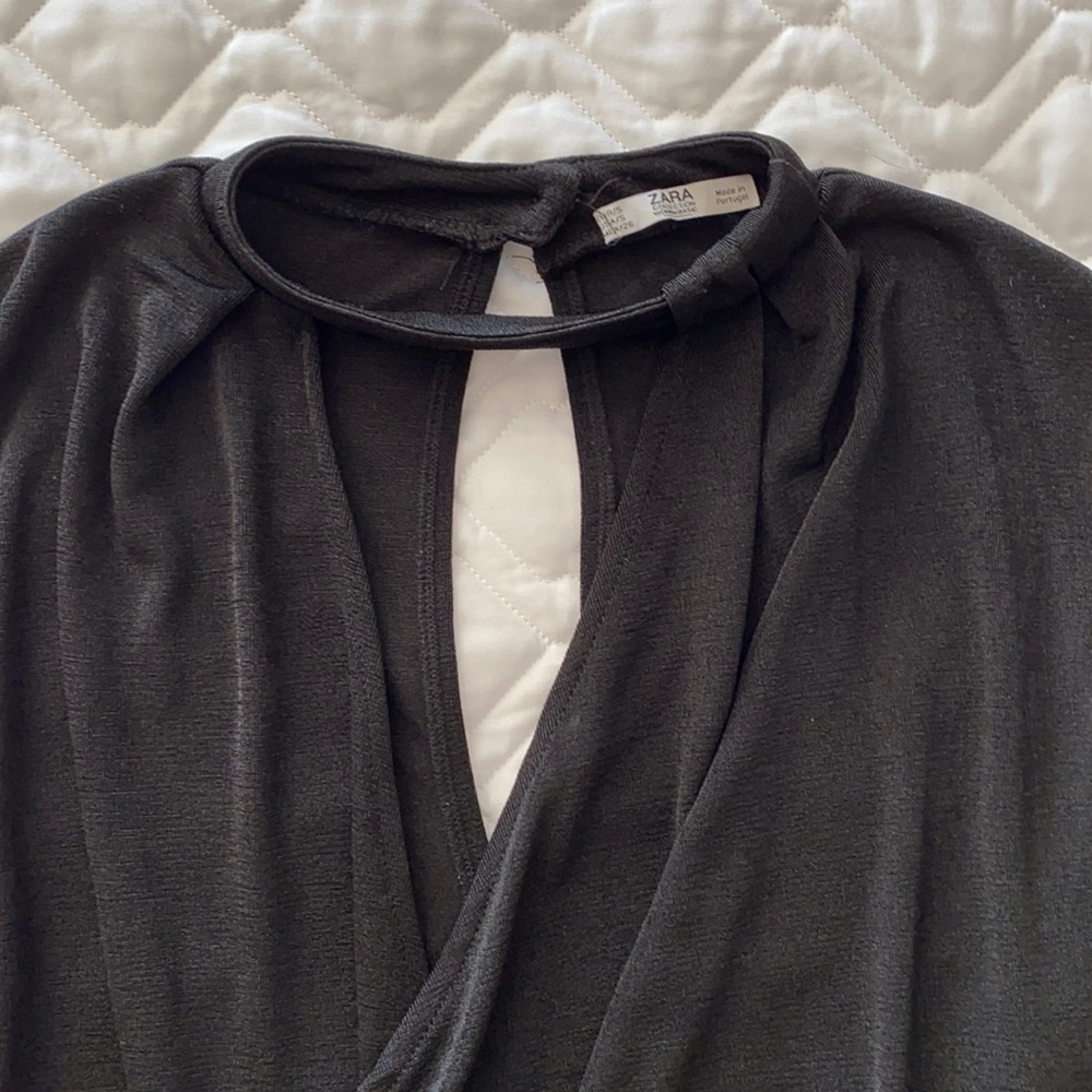Zara black blouse